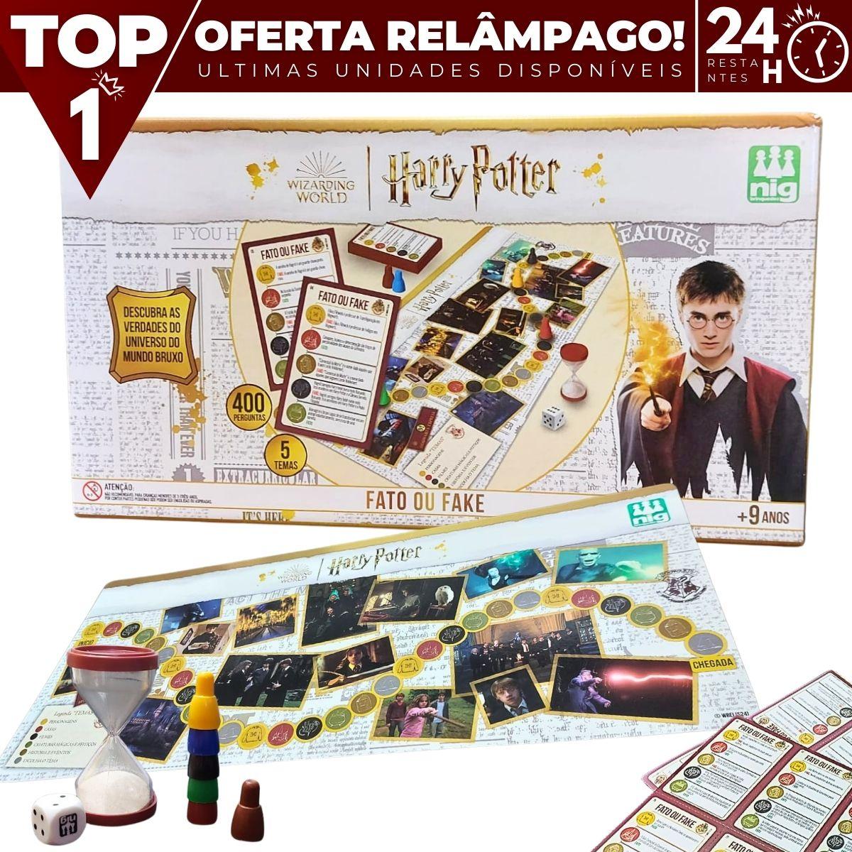 ハリーポッター fakes Jogo Fato ou Fake Temático Harry Potter Diversão Entre Amigos - Nig  Brinquedos - Outros Jogos - Magazine Luiza