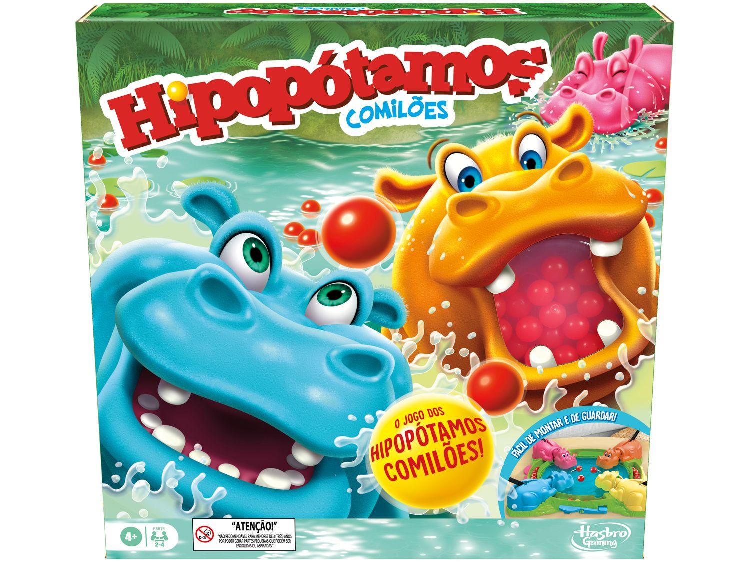 Jogo Hipopótamos Comilões Hasbro