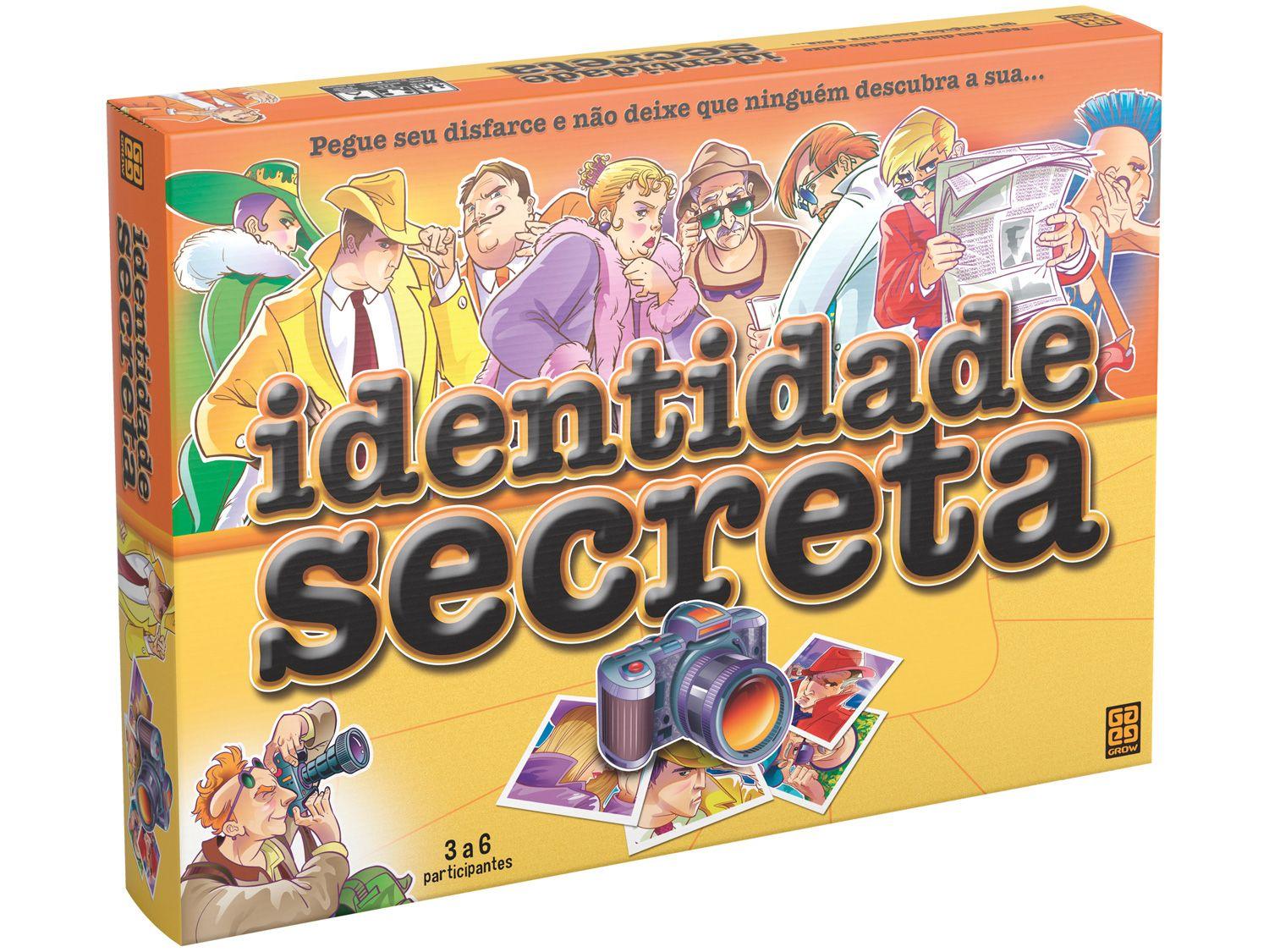 Jogo Identidade Secreta Tabuleiro