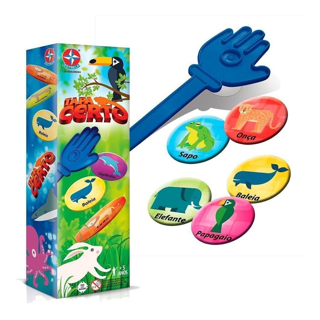 Jogo Infantil Tapa Certo - Estrela Educativo Estrela - Brincadeiras de ...