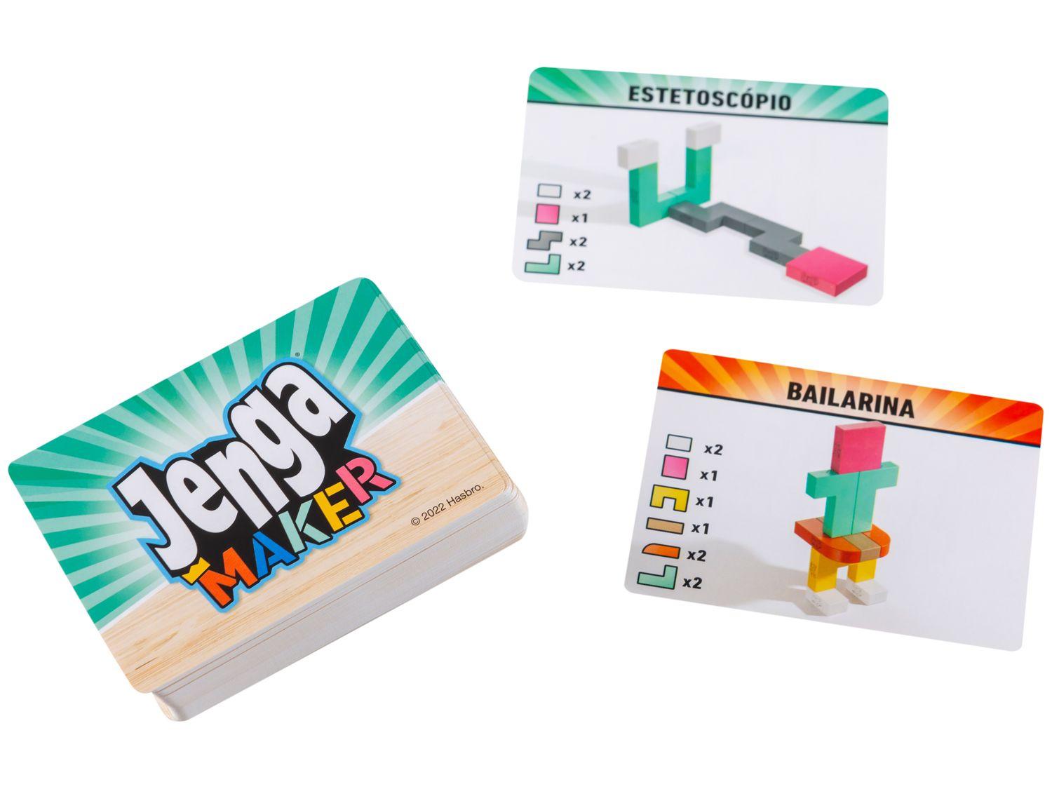 Jogo Jenga Maker Hasbro Gaming  