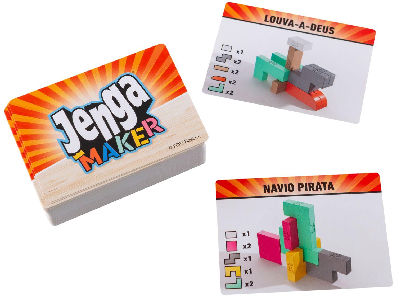 Jogo Jenga Maker Hasbro Gaming  