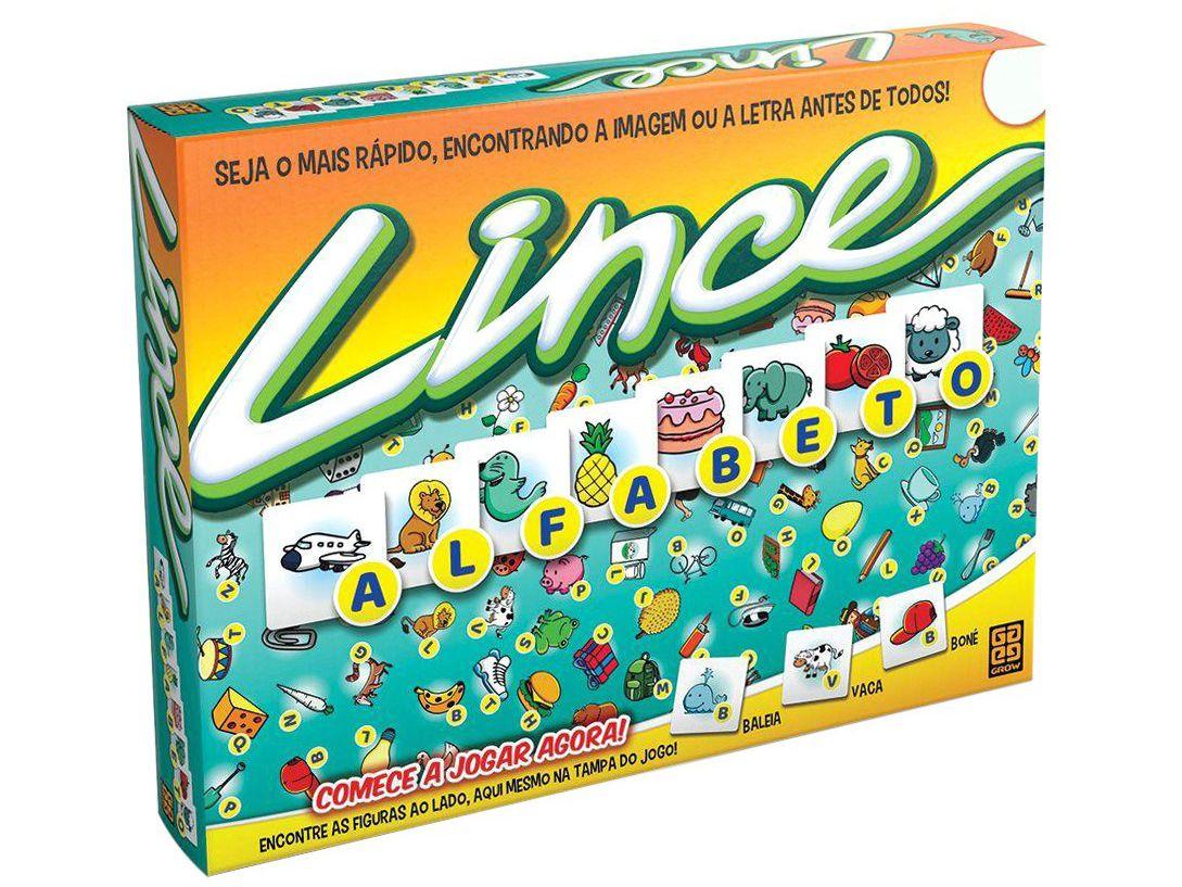 Jogo Lince Alfabeto Tabuleiro