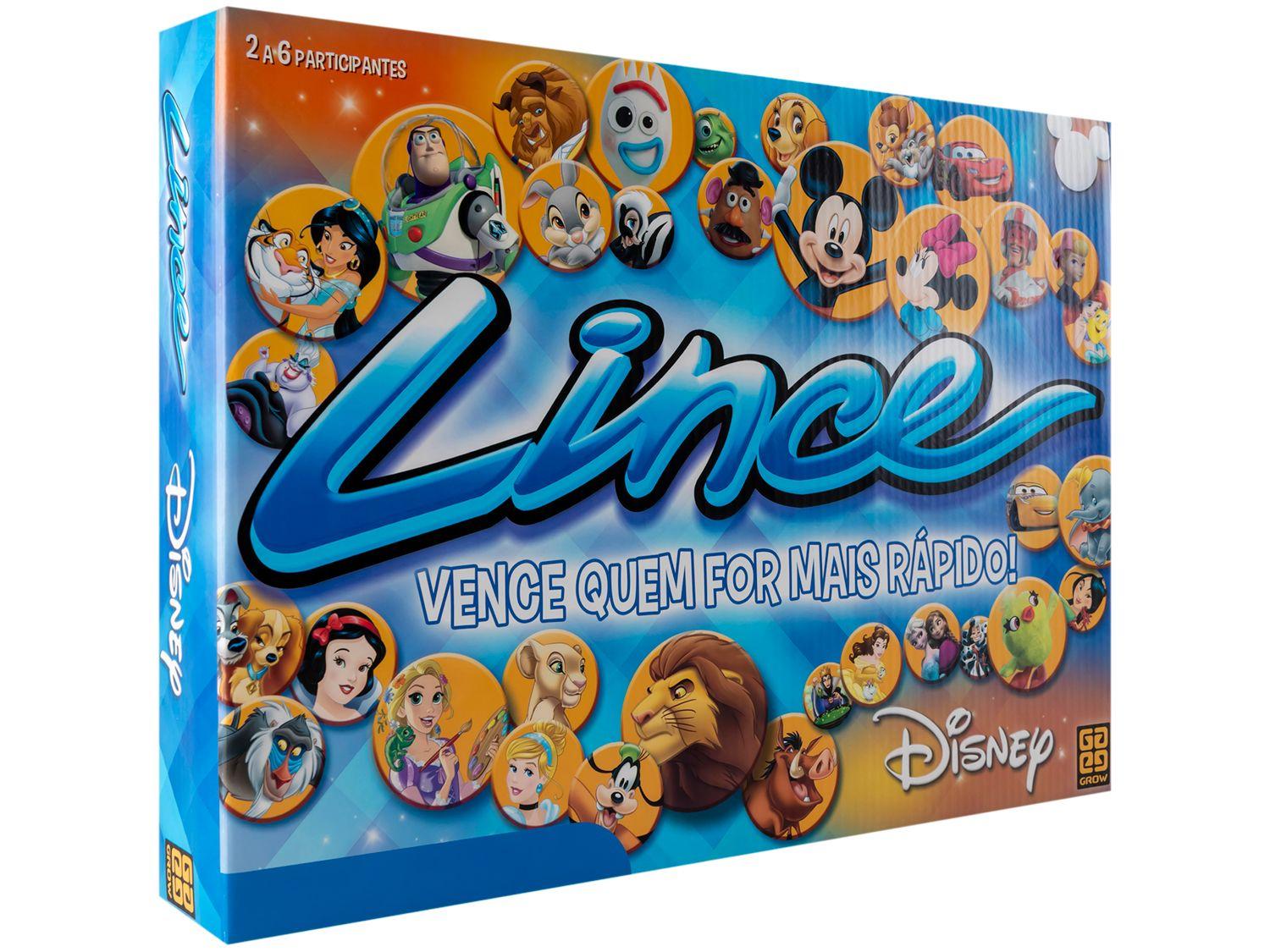 Jogo Lince Disney Tabuleiro Grow