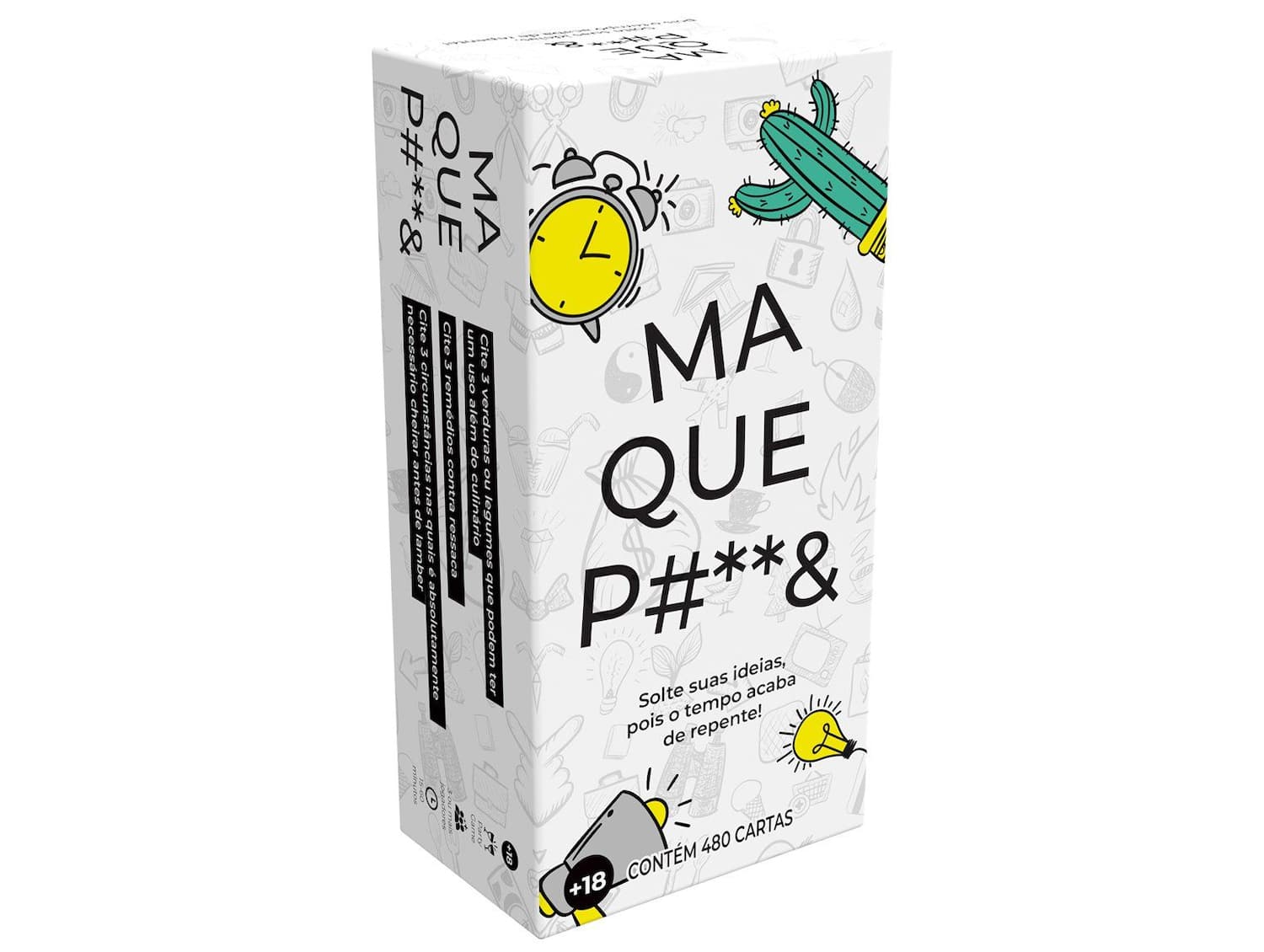 Jogo Ma Que P**& Galápagos 480 Cartas| Colorido