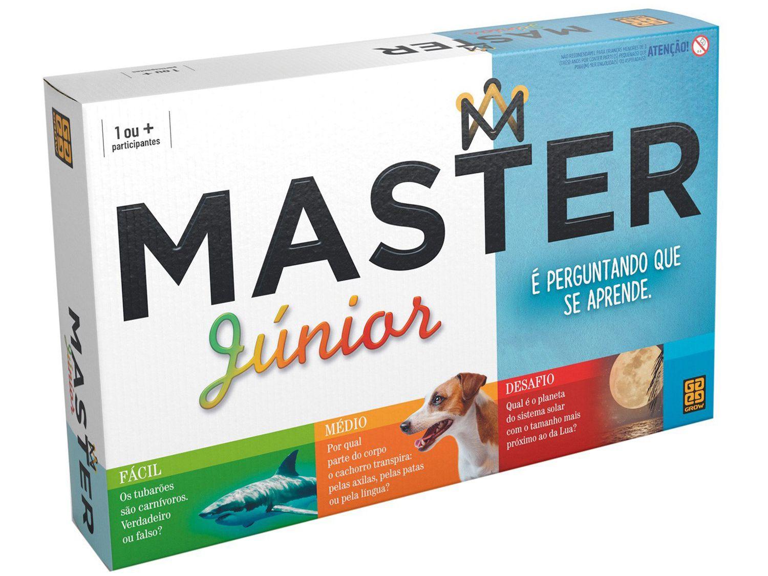 Jogo De Tabuleiro Master Grow Família Diversão Jogo de Perguntas e