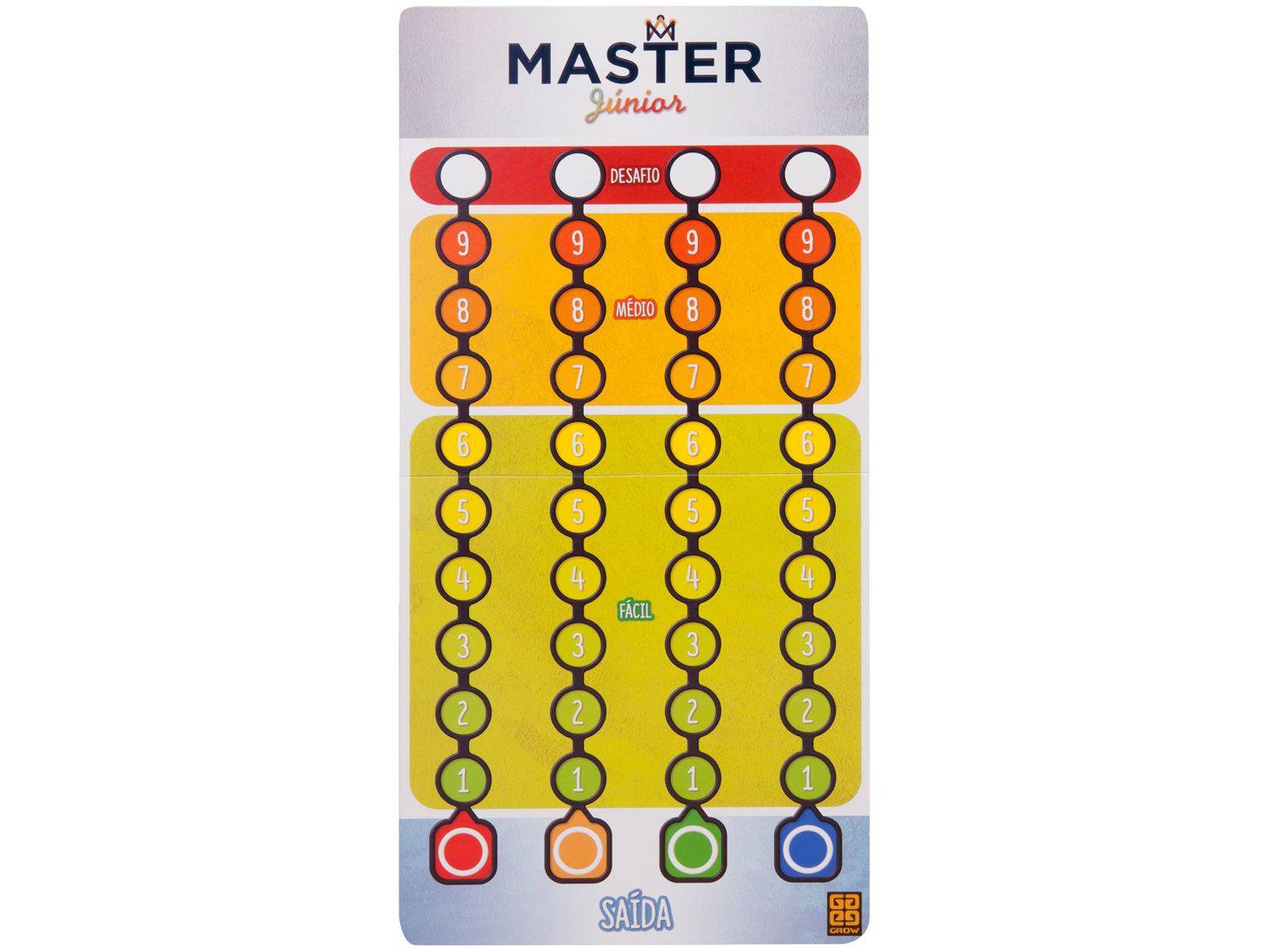 Jogo de Tabuleiro Master - Loja Grow