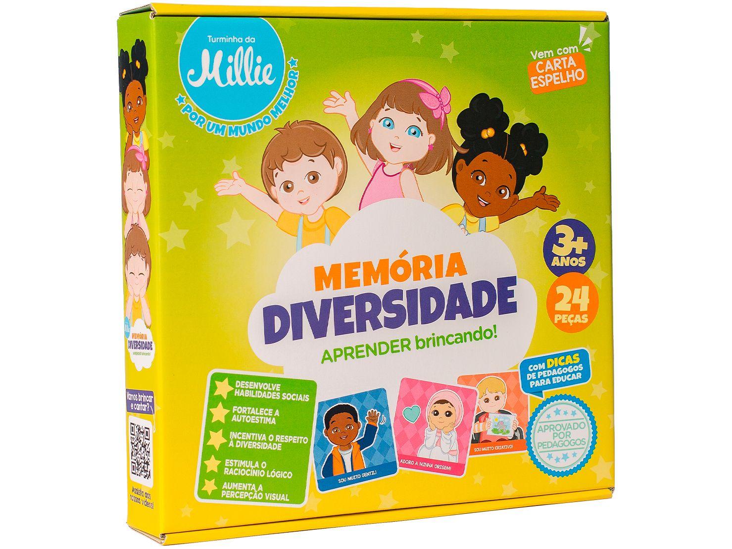 Jogo Memória Diversidade Turminha da Millie