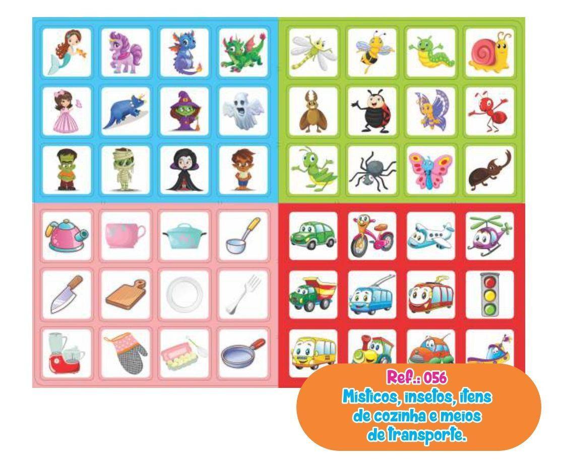 Jogo Memória Místicos - Insetos - Cozinha - Transportes 48 Pares - Way - Jogos de Memória e Conhecimento - Magazine Luiza Jogo Memória Místicos - Insetos - Cozinha - Transportes 48 Pares - Way - Jogos de Memória e Conhecimento - Magazine Luiza