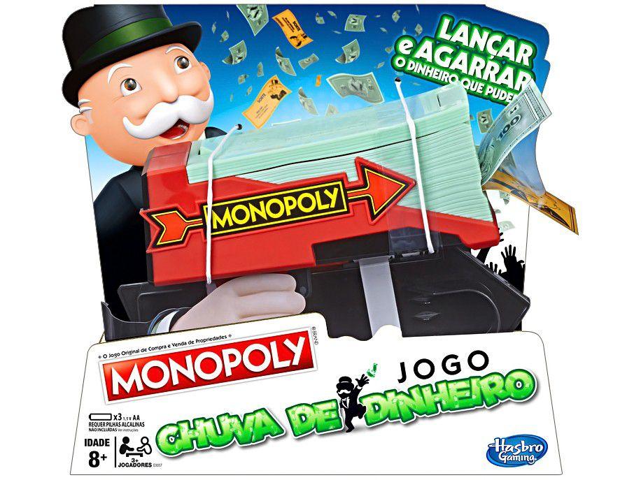 Jogo Monopoly Chuva de Dinehiro Eletrônico E3037