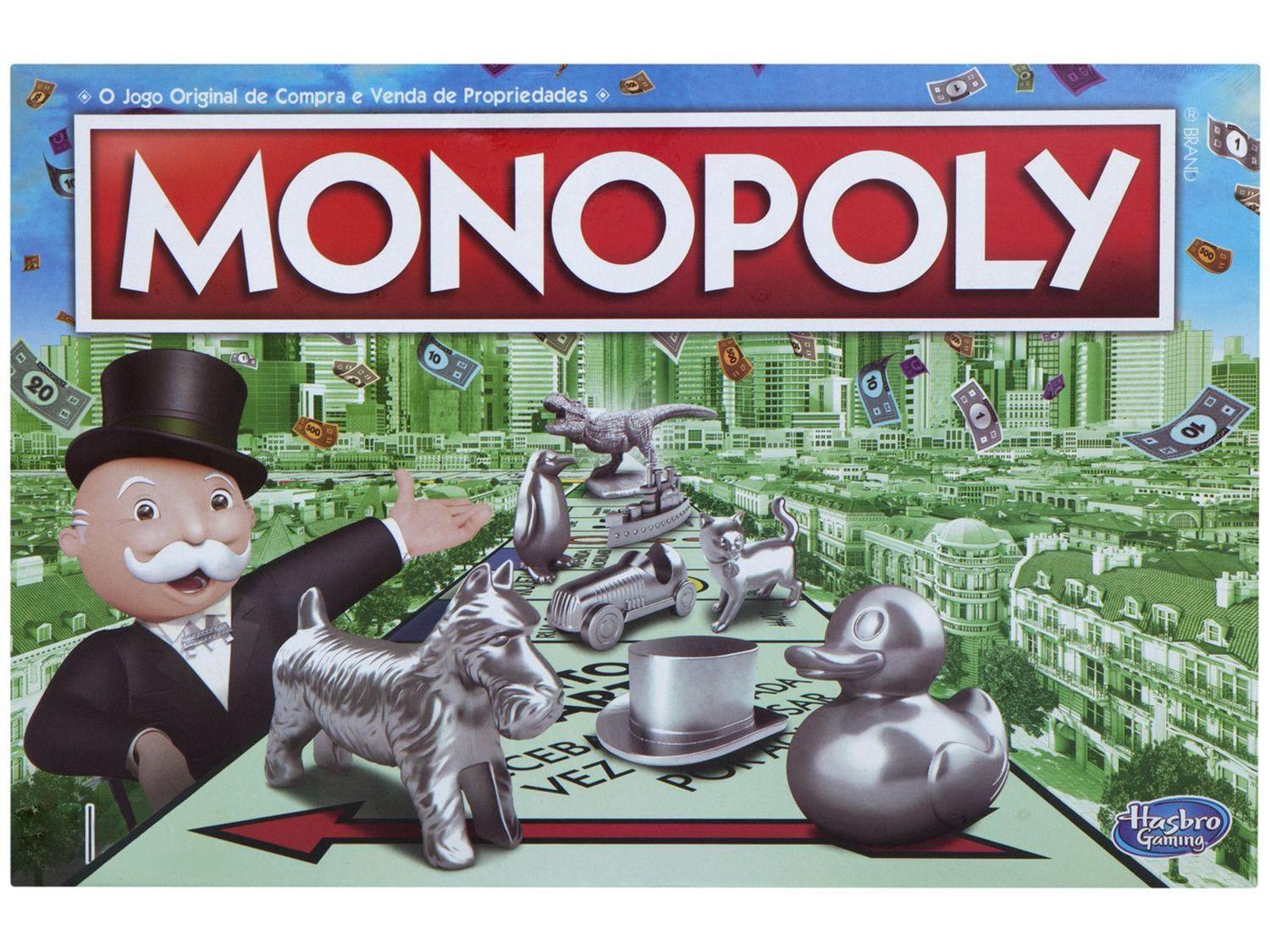 Jogo Monopoly Classic Tabuleiro - Hasbro - Jogos de Tabuleiro ...