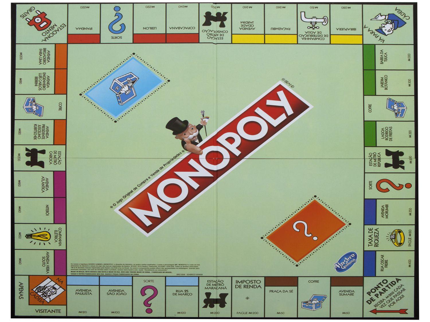 Monopoly Jogo de Tabuleiro