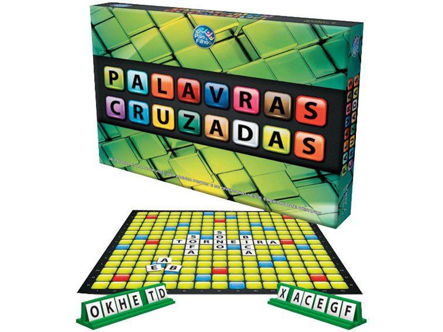 Jogo Palavras Cruzadas Tabuleiro - Pais e Filhos - Jogos de Tabuleiro ...
