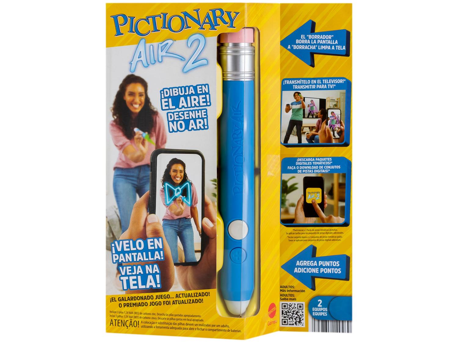 Jogo Pictionary Air 2 Mattel