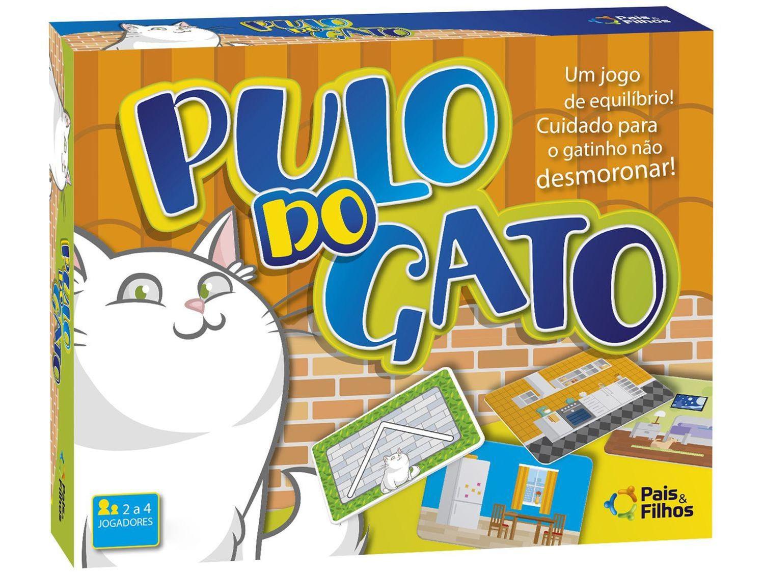 Jogo Pulo do Gato Tabuleiro Pais e Filhos - Jogos de Tabuleiro ...