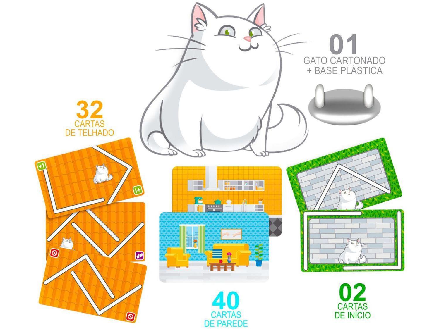 Jogo Pulo do Gato Tabuleiro Pais e Filhos - Jogos de Tabuleiro ...