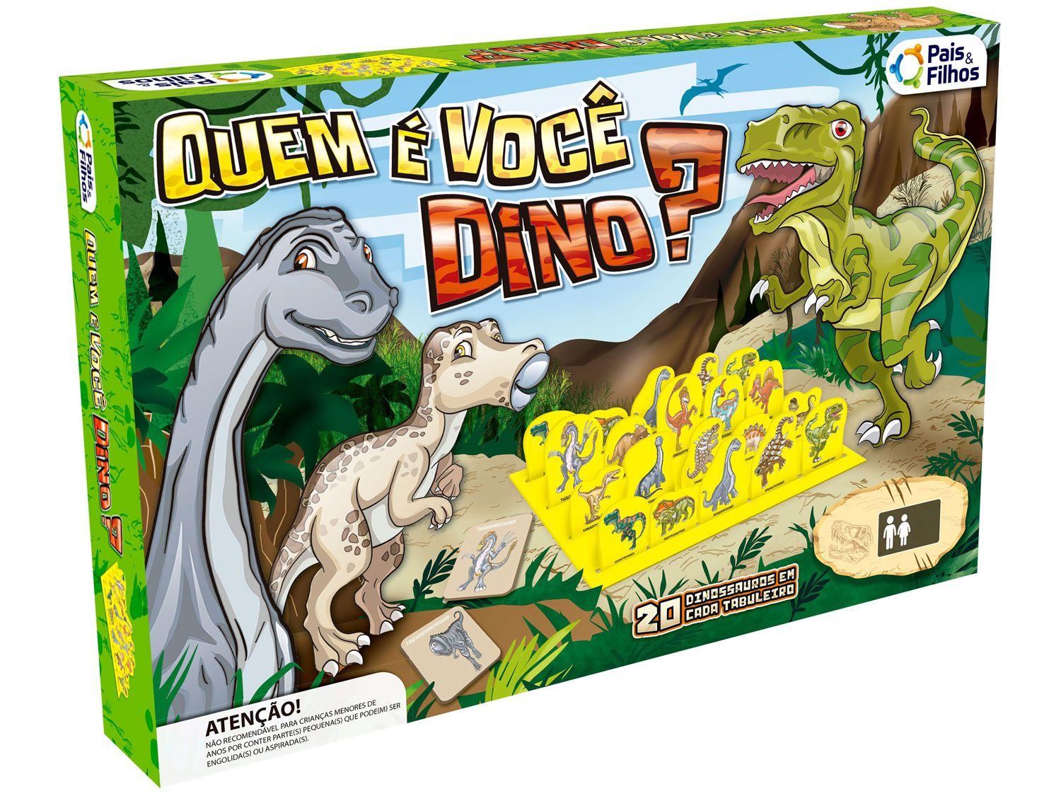 Jogo Tabuleiro de Encaixe Dinossauros (Novo)