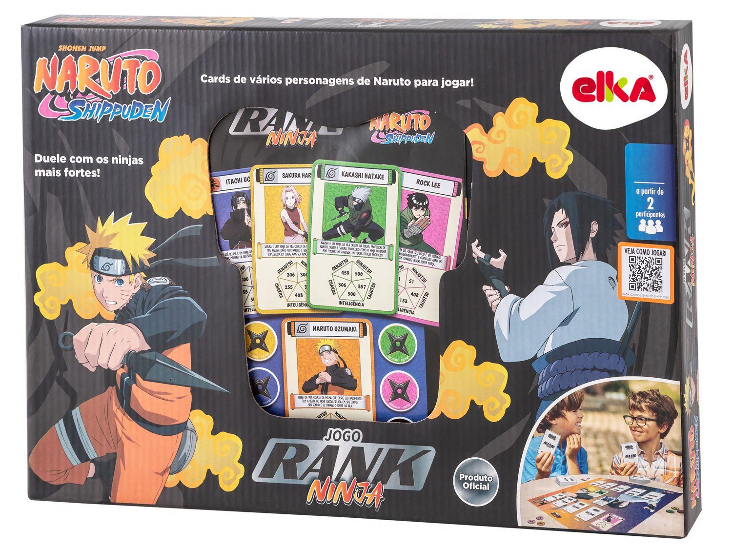 Jogo Rank Ninja Naruto Shippuden de Tabuleiro Elka