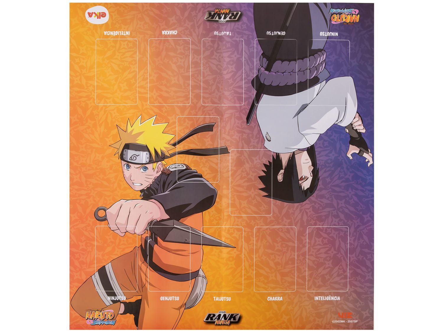 Jogo de tabuleiro personalizado Naruto