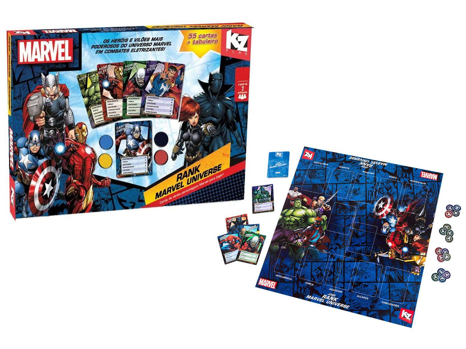Jogo Rank Tabuleiro Marvel Universe Elka