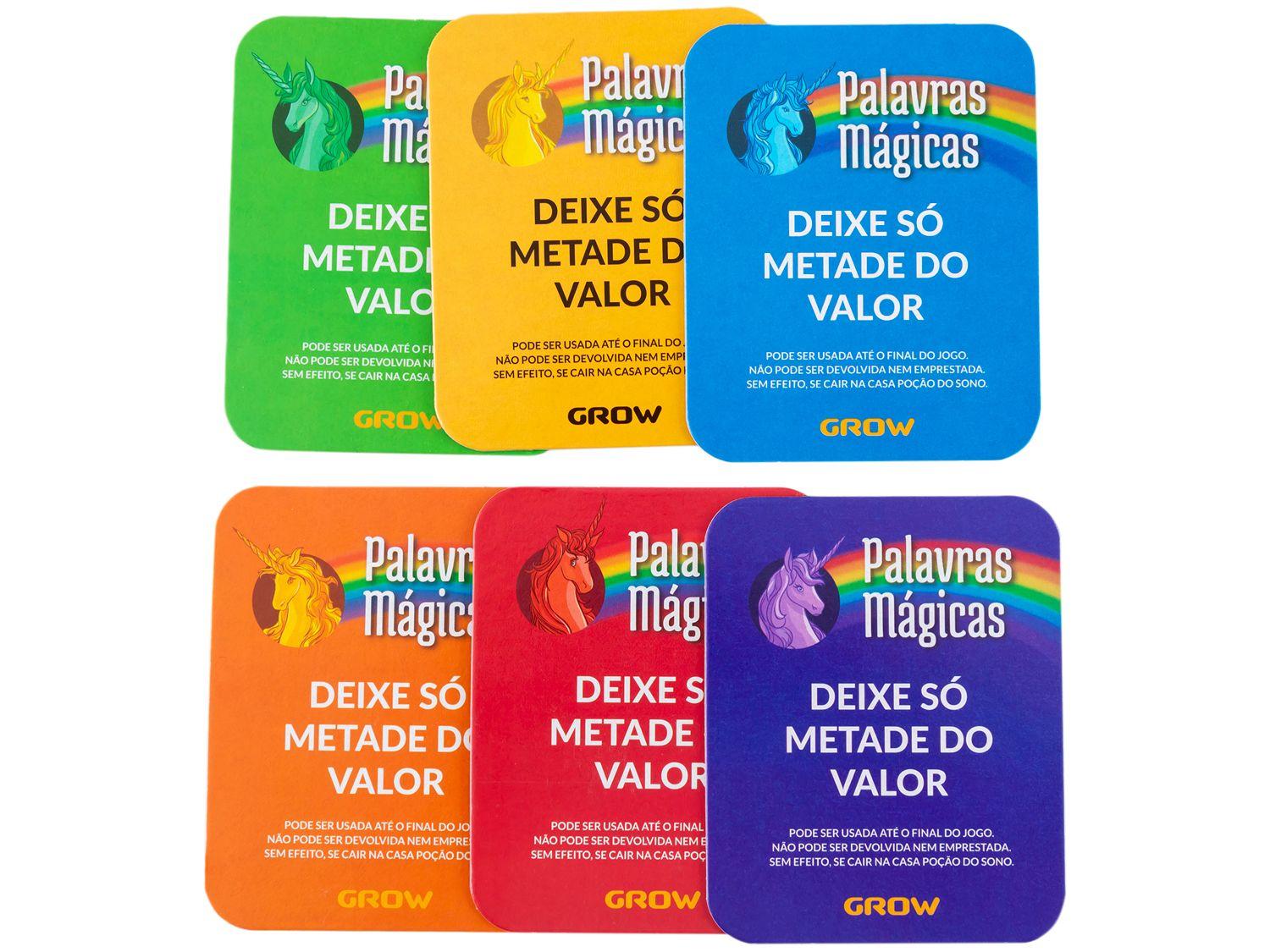 Jogo Reino dos Unicórnios de Tabuleiro Grow