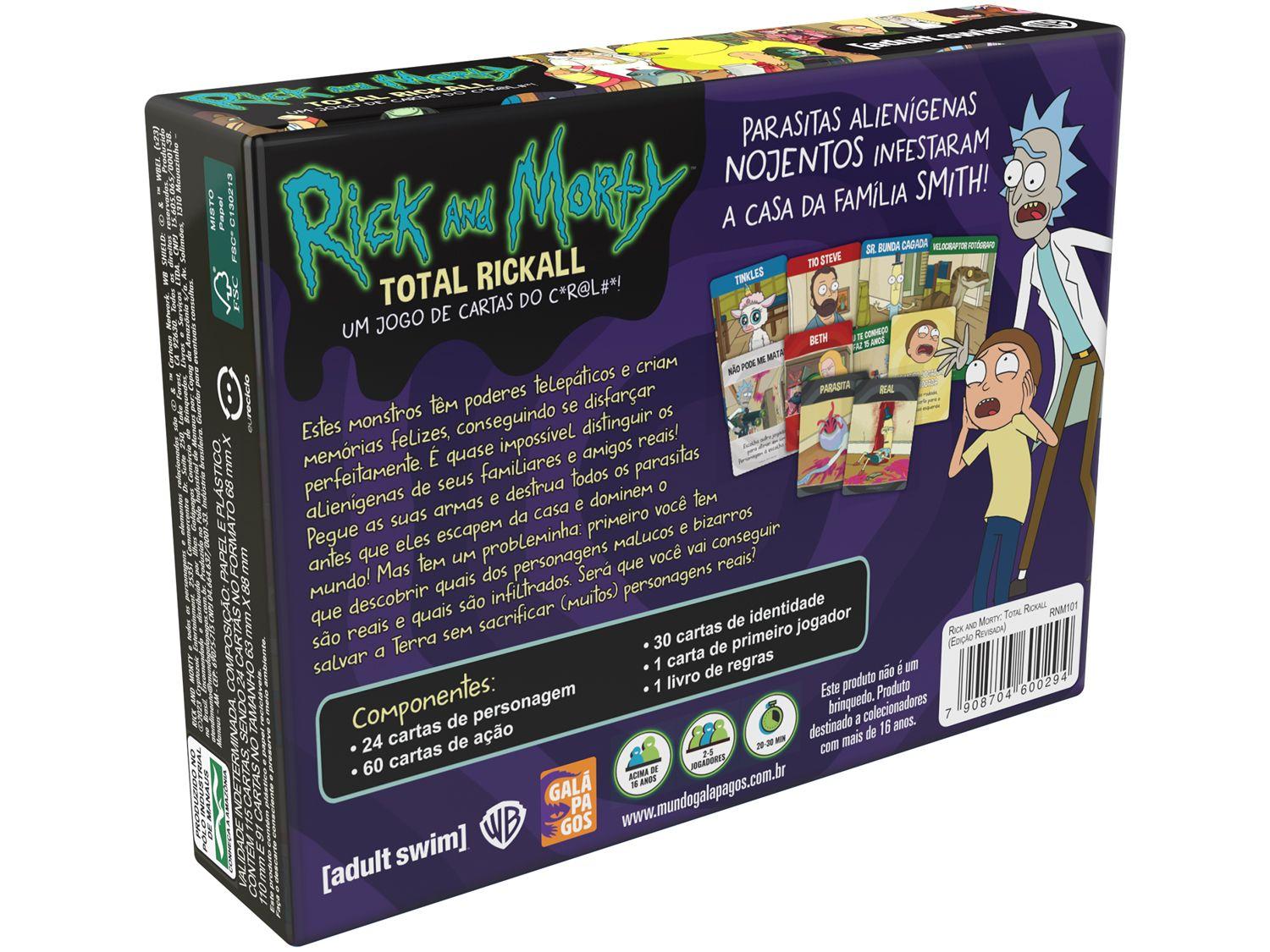 Jogo Rick and Morty: Total Rickall Galápagos