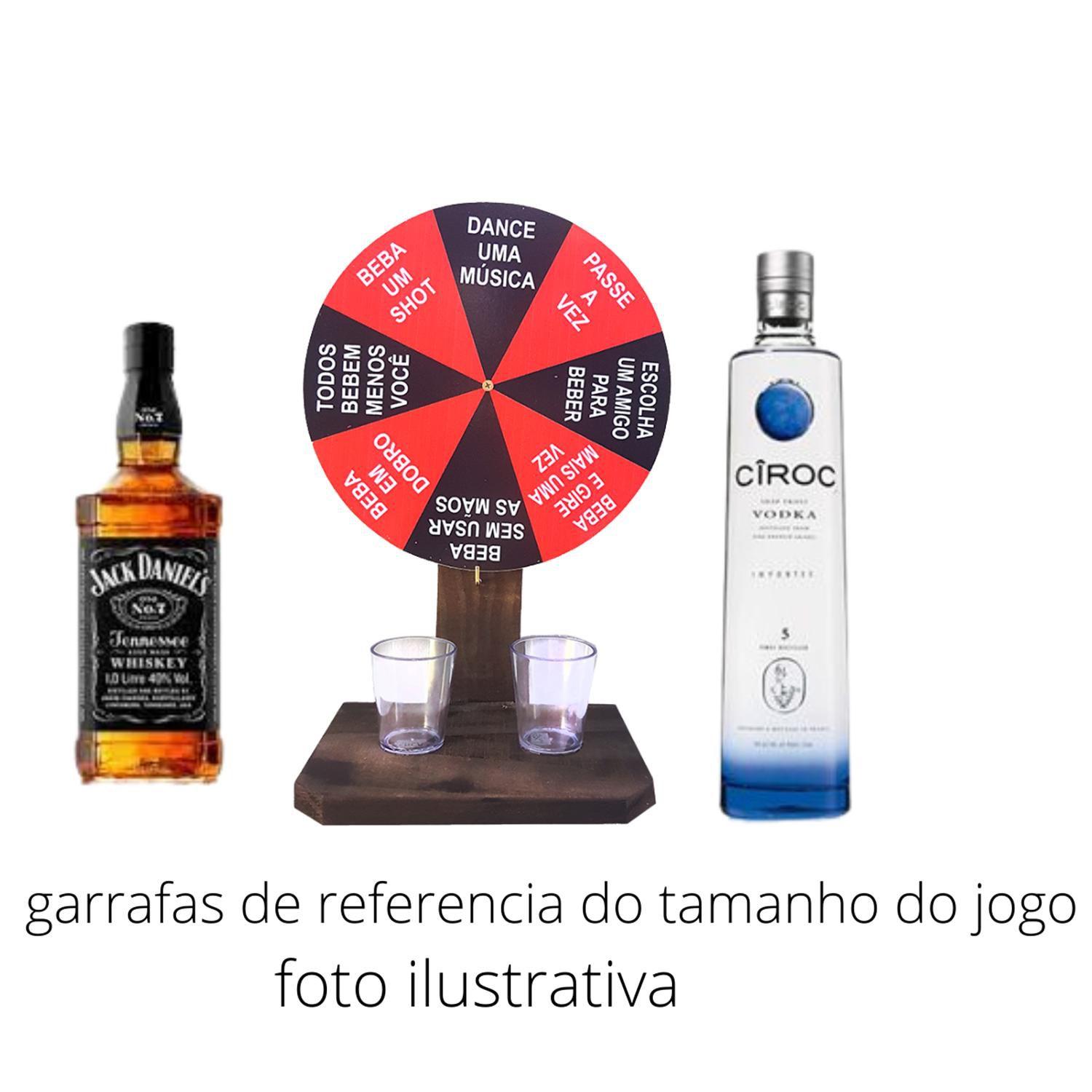 Jogo da Roleta Drinks/bebidas Tequila/Whisky etc's 