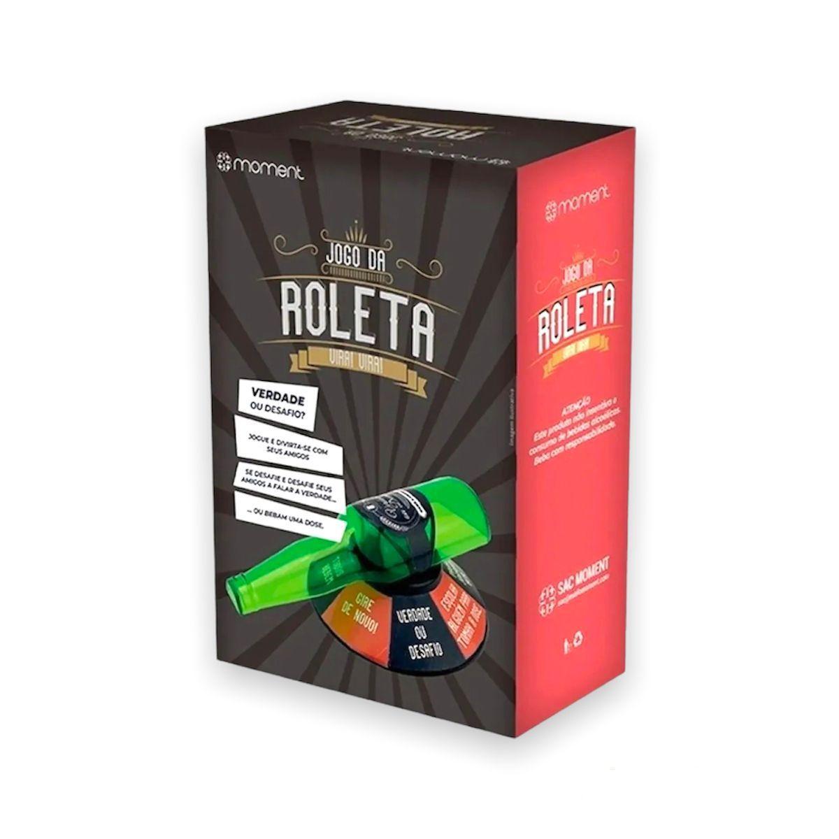 Jogo Roleta Shot - Diversão Garantida Com Amigos Jogo de Girar e Beber  Personalizado com Copo