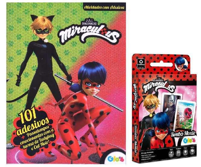 Jogo Carton Miraculous Ladybug Rouba Monte Copag