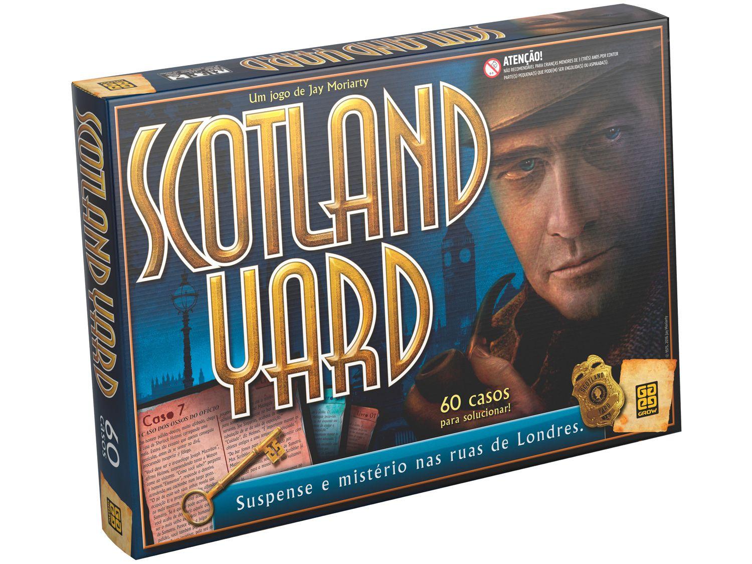 Jogo Scotland Yard de Tabuleiro Grow