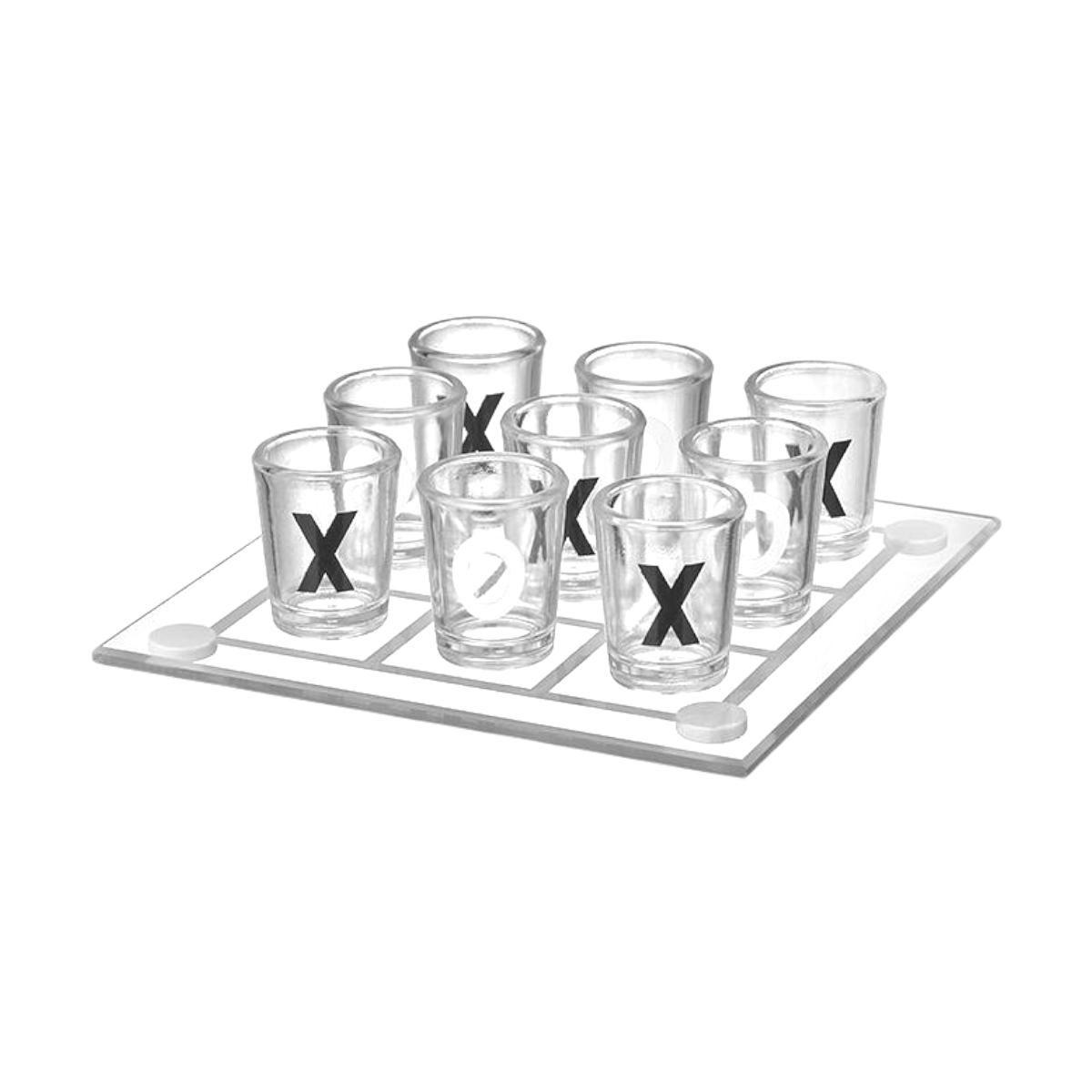 Jogo Da Velha Com Copos Drink Shot Dose 10ml Jogo De Bebida