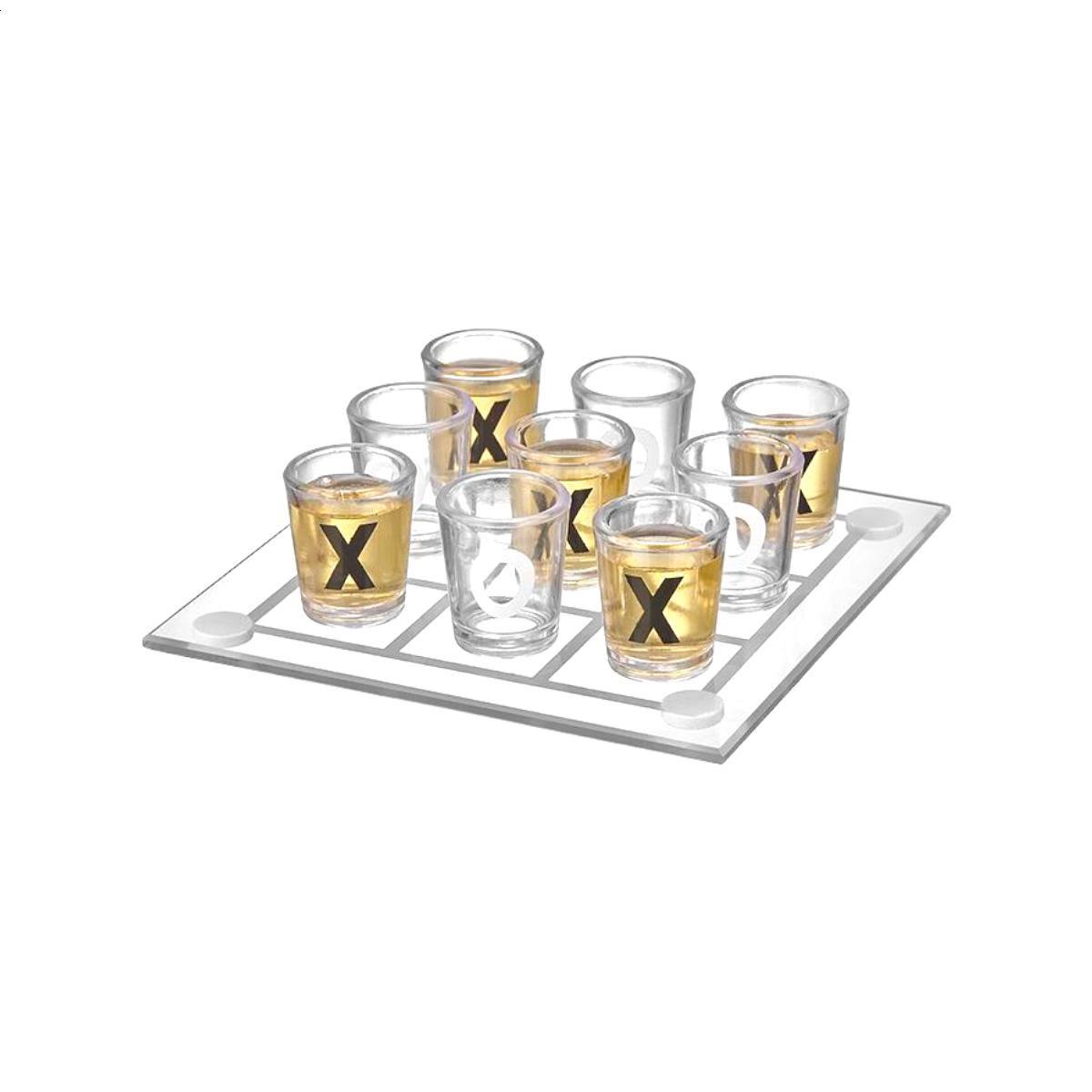 Jogo Da Velha Com Copos Drink Shot Dose 10ml