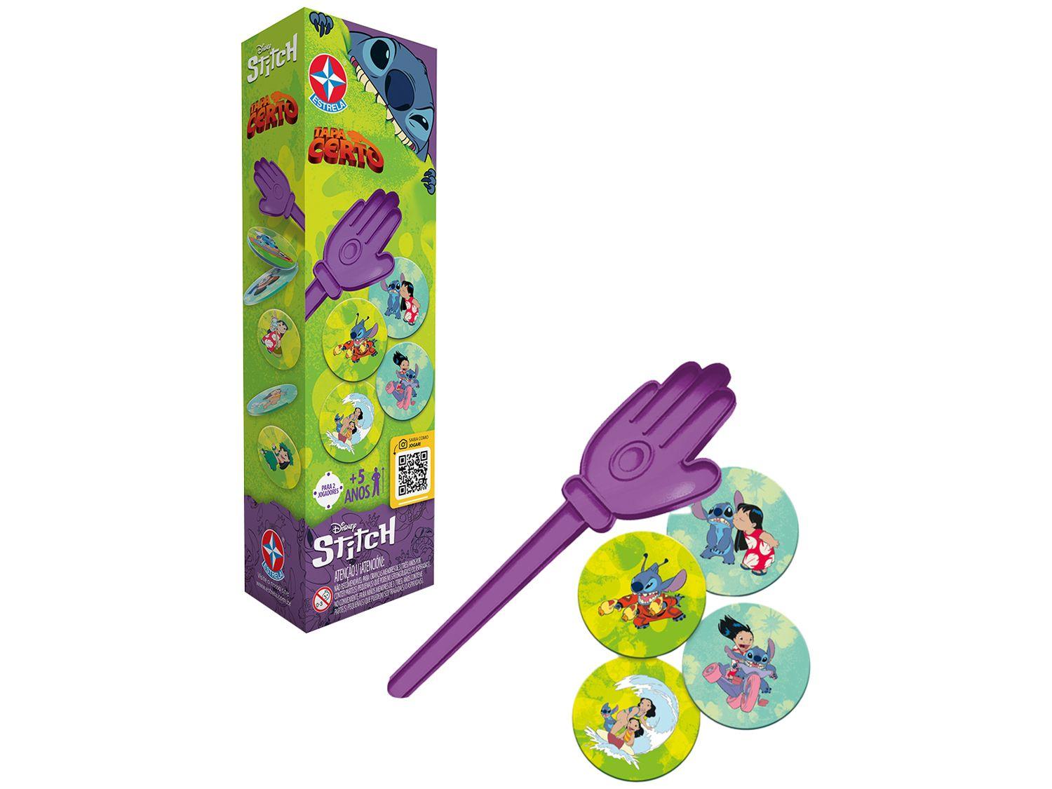 Jogo Tapa Certo Disney Stitch Estrela 