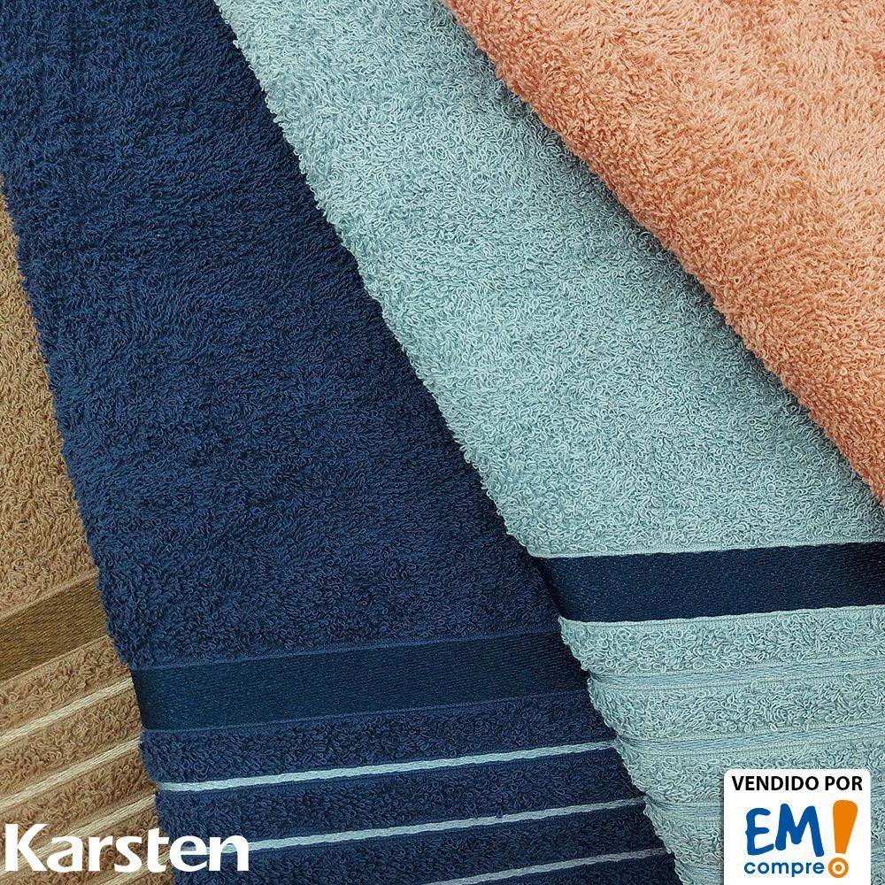 Kit 4 toalhas de banho karsten algodão felpuda otto 67x135cm Dr 56y Etzeopm
