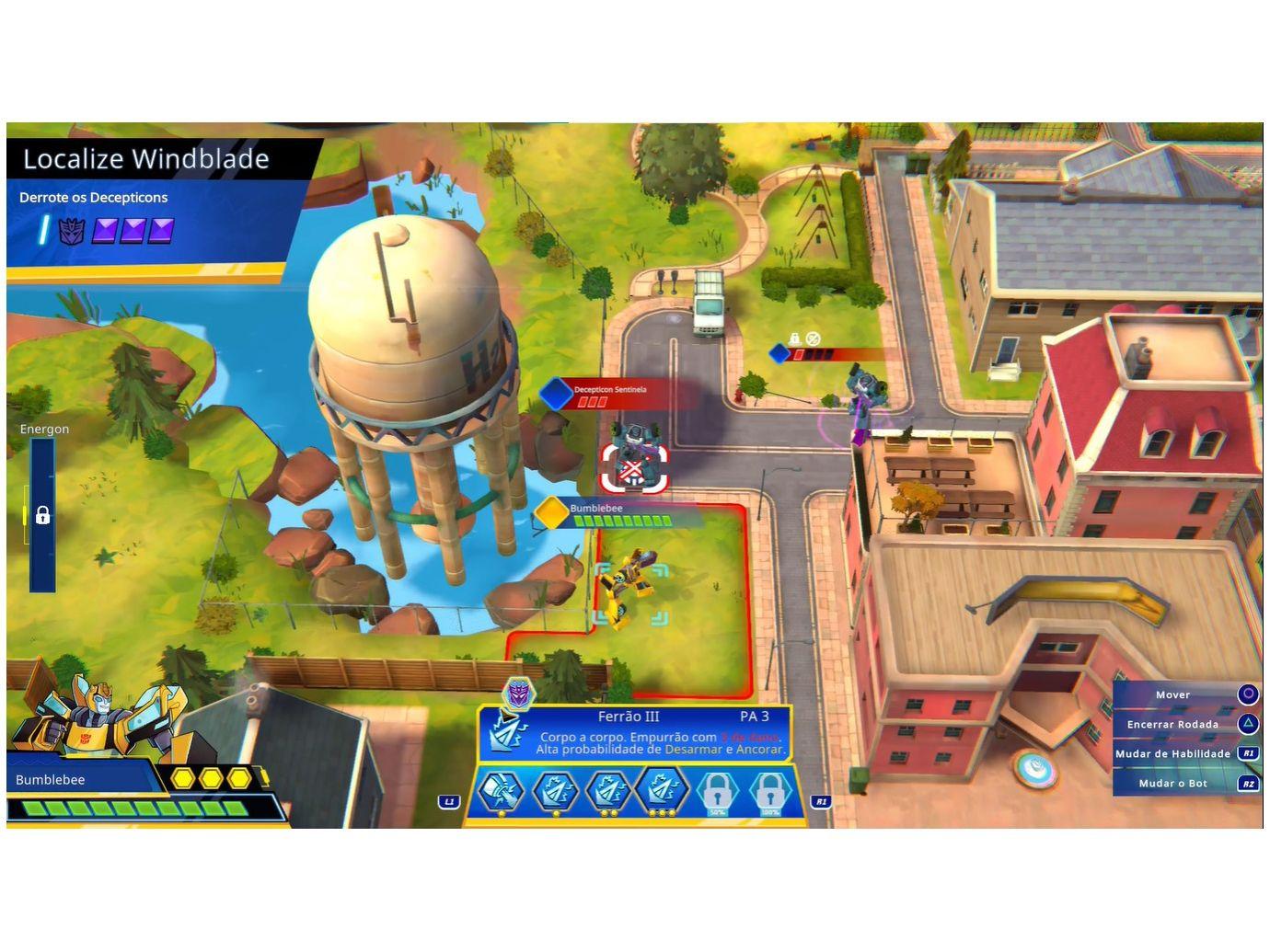 Jogo Transformers Campos de Batalha para PS4