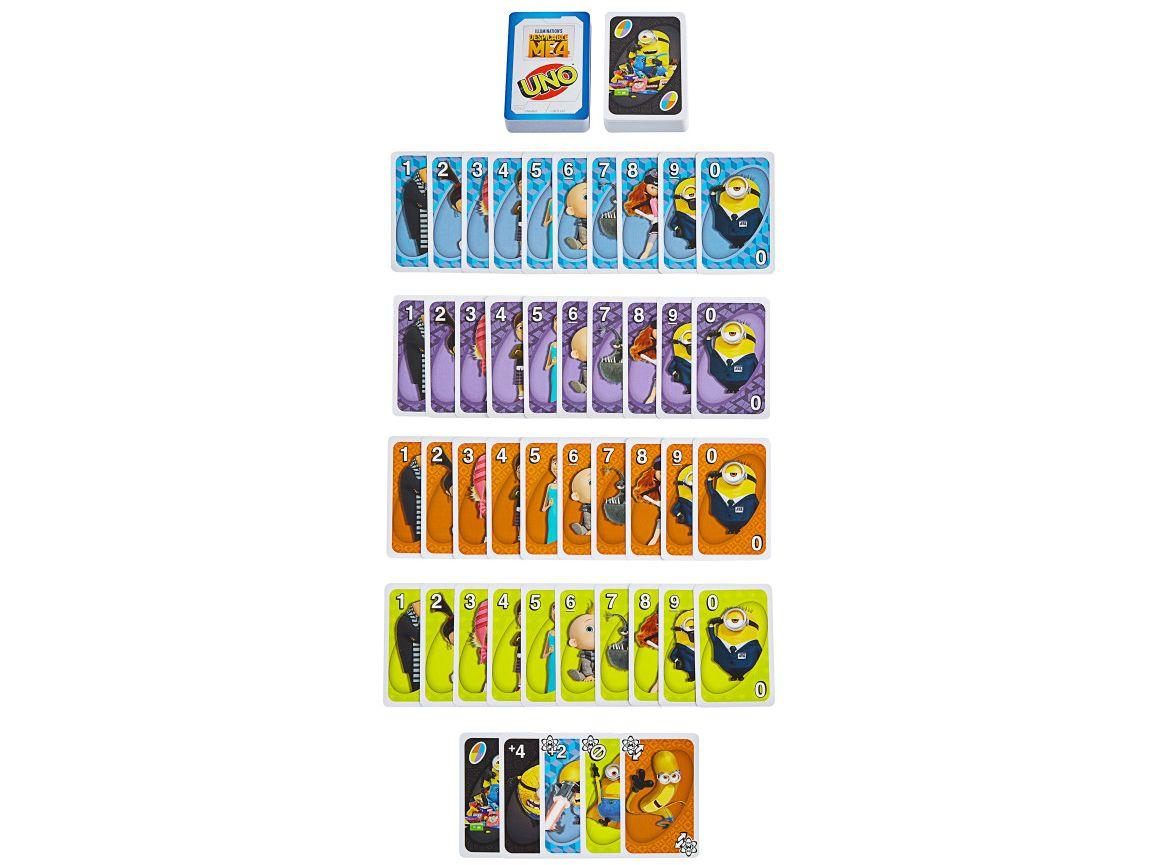 Jogo Uno Meu Malvado Favorito 4 Mattel 113 Cartas