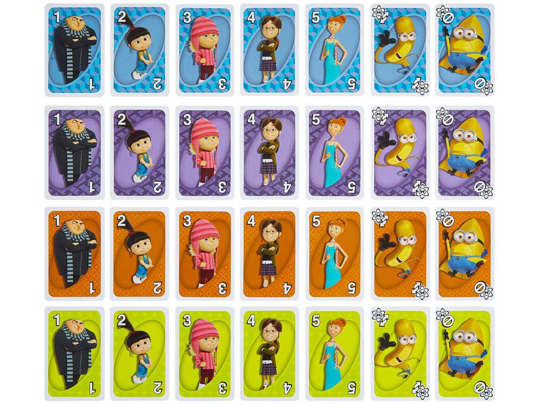 Jogo Uno Meu Malvado Favorito 4 Mattel 113 Cartas