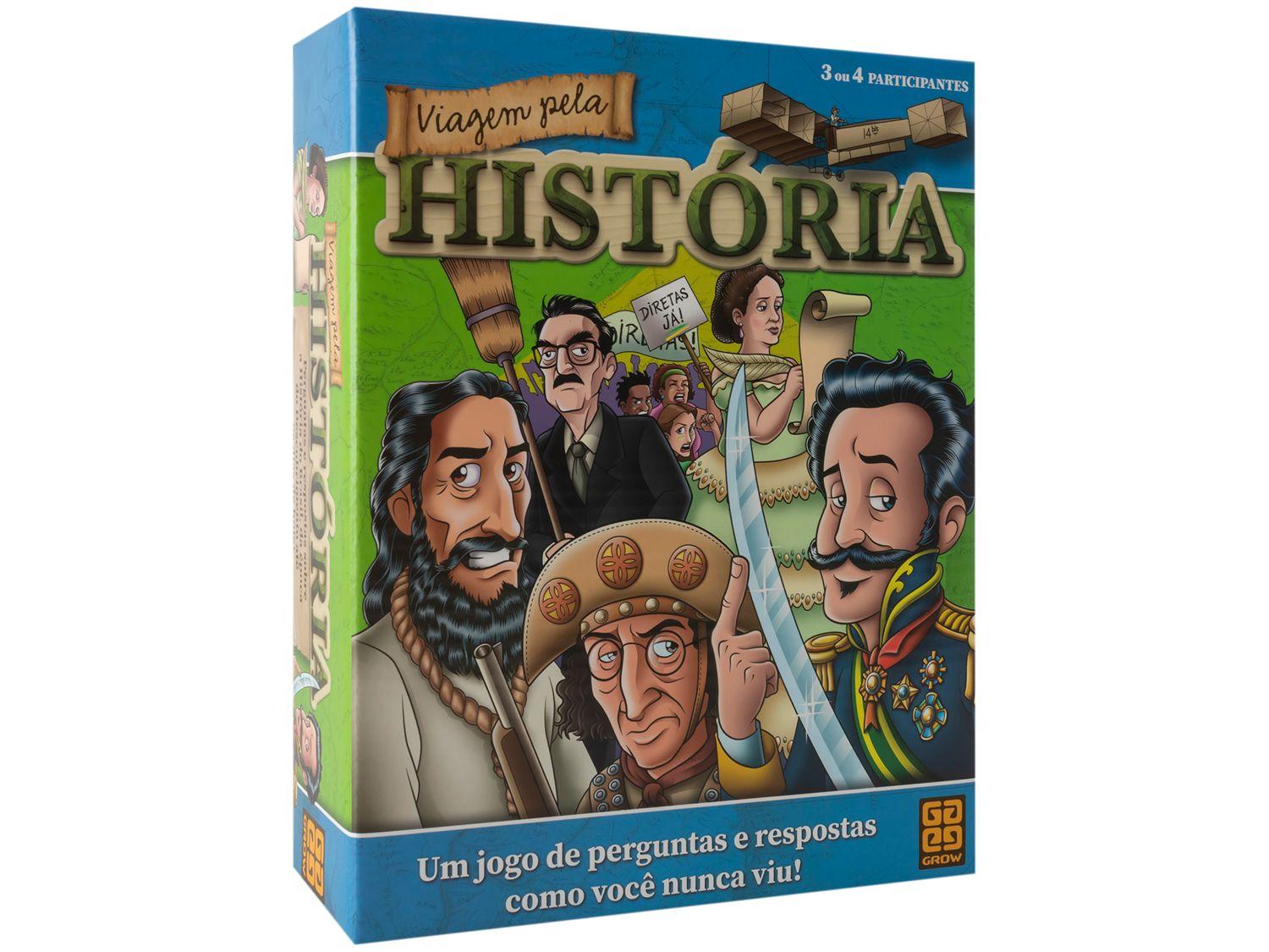 Jogo Viagem Pela História Tabuleiro Grow