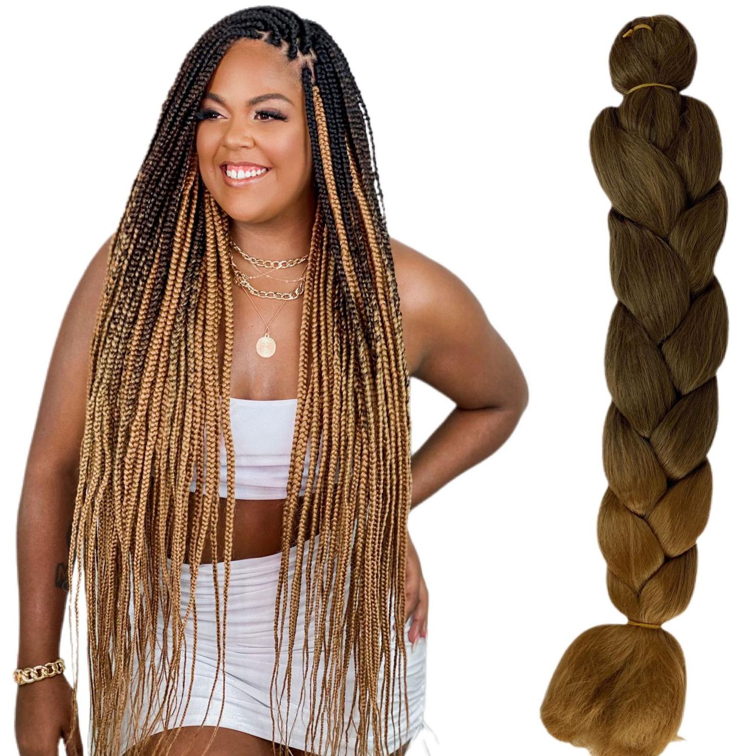 Jumbo Cores Ombre Hair Para Tranças e Penteados 399g - Belíssima - Mega  Hair - Magazine Luiza