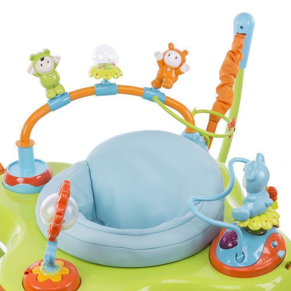 Jumper Bebê Play Time Azul Assento Giratório Com Luz E Sons Safety 1st