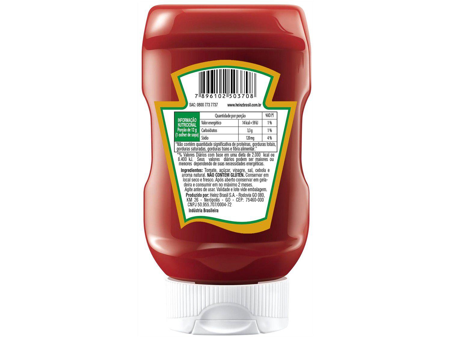 Ketchup Tradicional Heinz 397g Ketchup Magazine Luiza