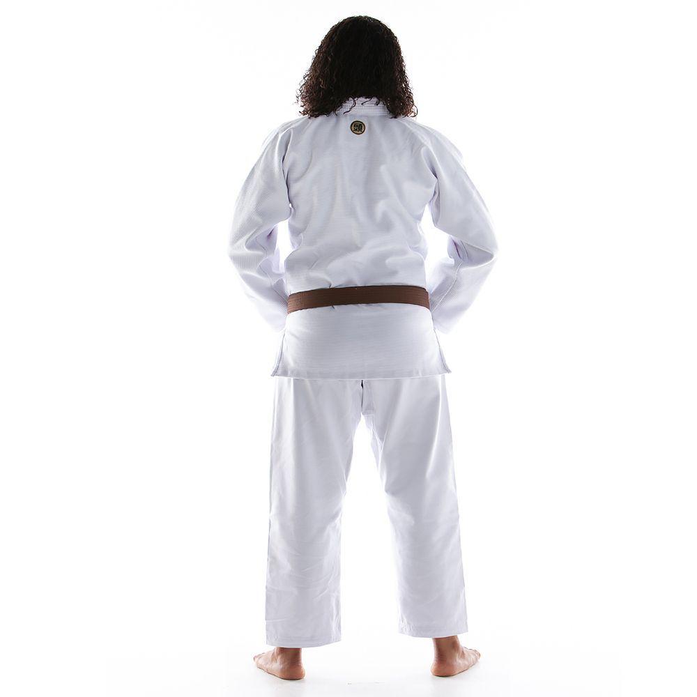 Kimono Jiu Jitsu Atama Trançado Classic Feminino Branco Kimono
