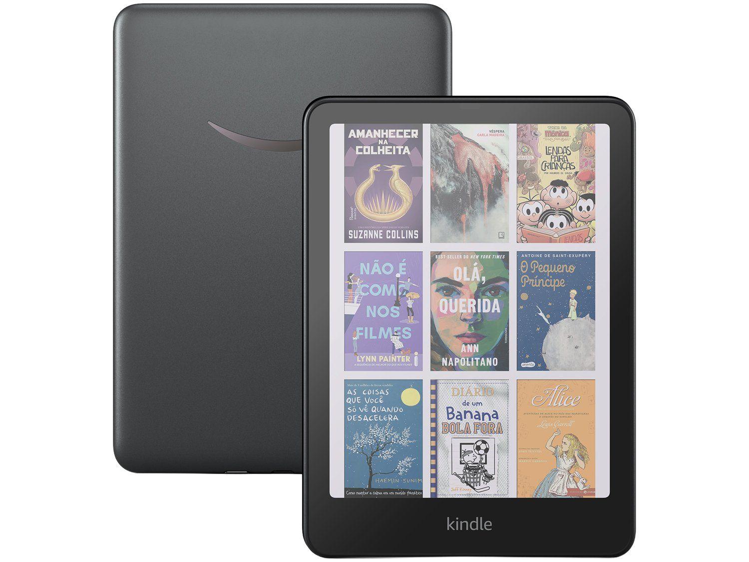 Kindle Colorsoft Amazon 7" 16GB 300ppi Wi-Fi à Prova de Água Preto