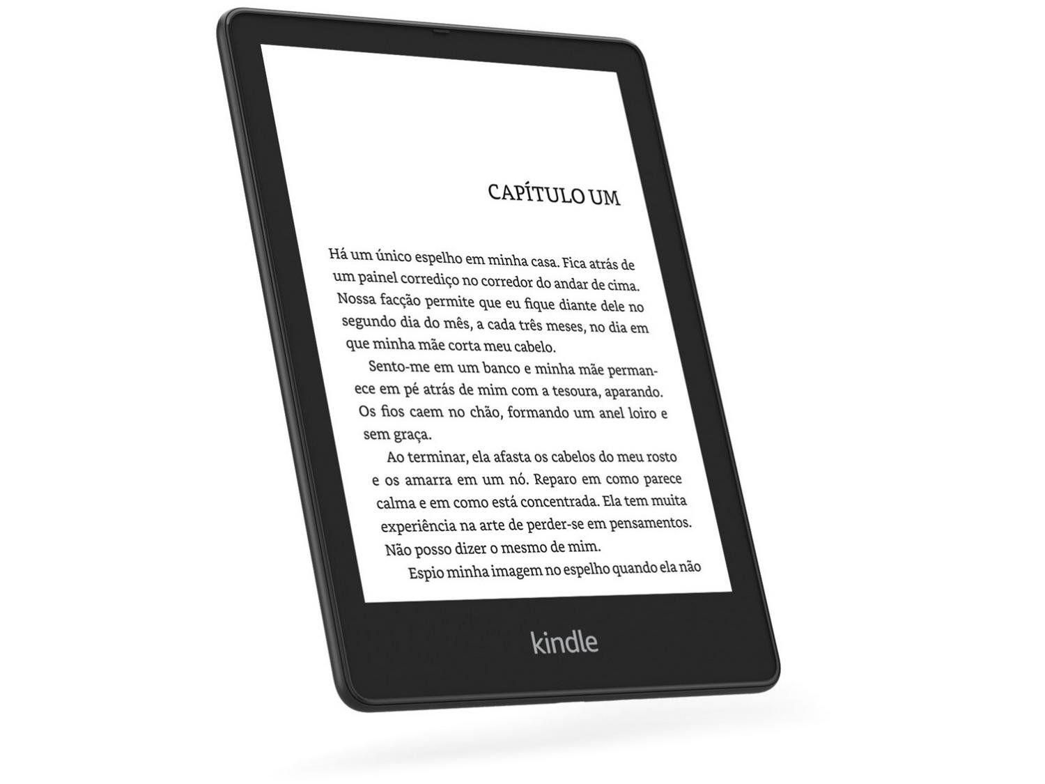 Kindle Paperwhite 12ª Geração 2024 Amazon 7" 16GB 300 ppi Wi-Fi à Prova de Água Preto Metálico