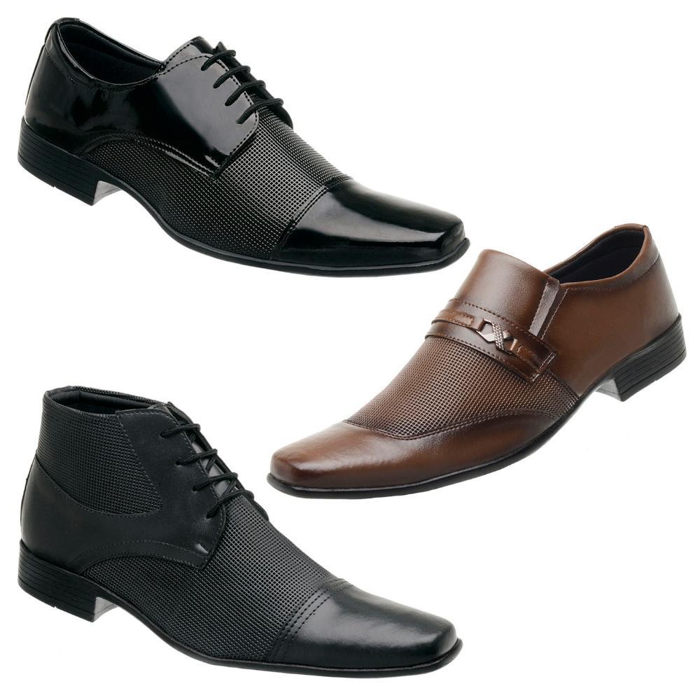 sapato social botinha masculino