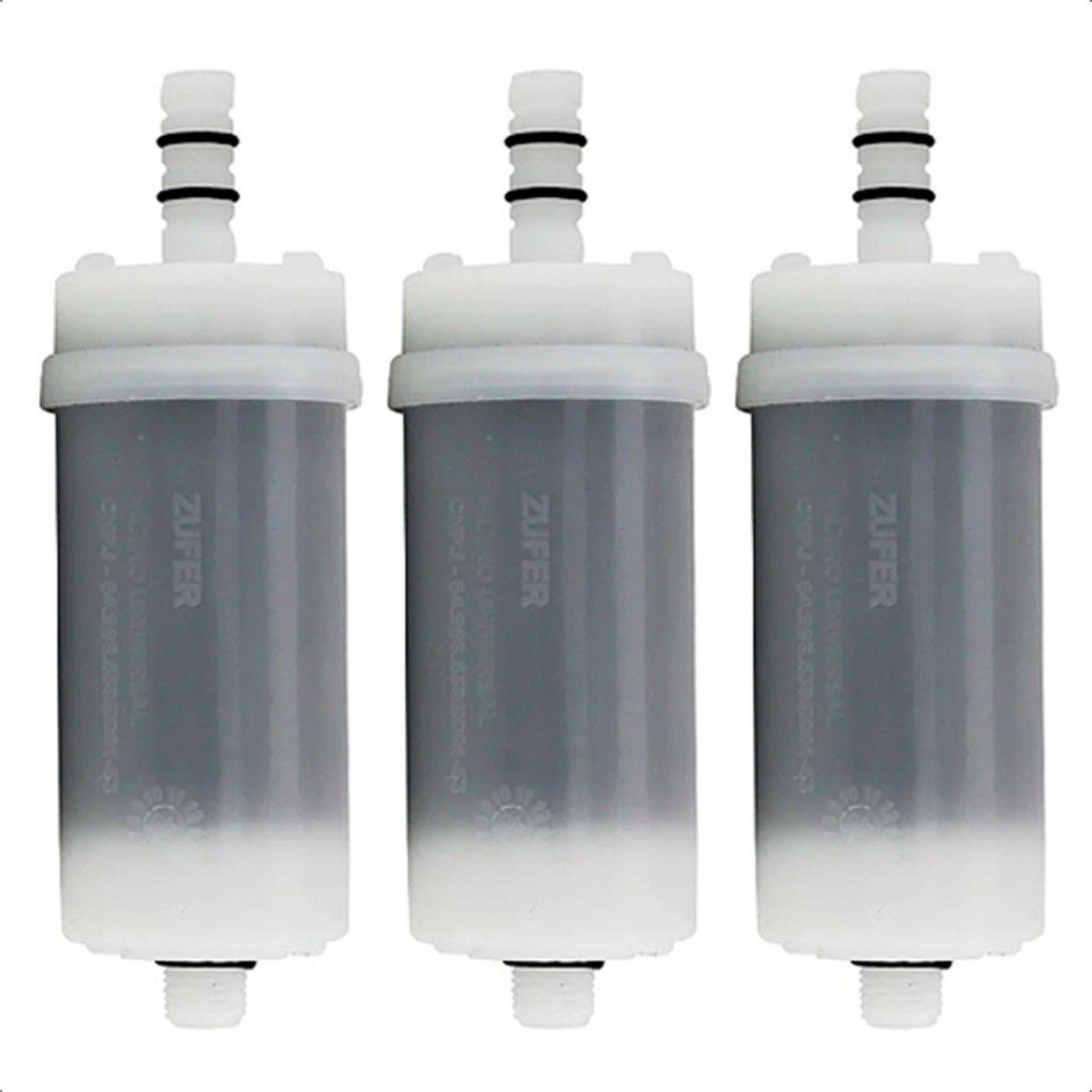 Imagem de Kit 03 Refil Blindado Universal Torneira Filtro Pro Saúde Inmetro