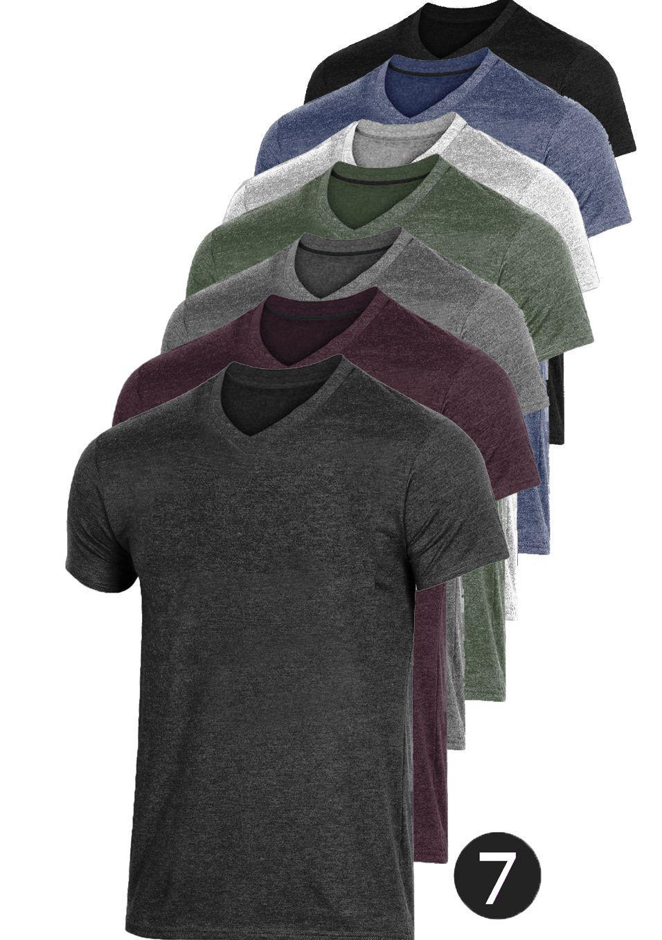camiseta decote v masculino