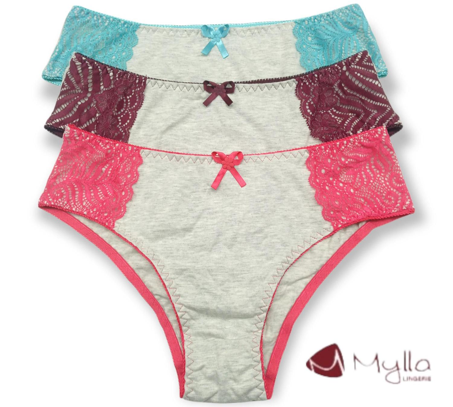 span Prevail limit Kit 10 calcinhas de 100% algodão Mylla lingerie modelagem plus size -  Calcinha Plus Size - Magazine Luiza