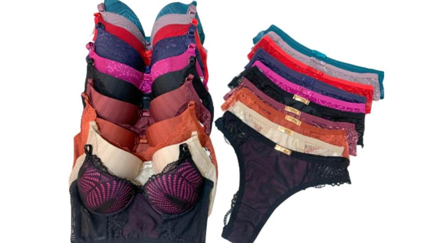 kit 10 Conj de Lingerie calcinha e sutiã Atacado e varejo - Toque de Ouro -  Conjunto de Lingerie - Magazine Luiza