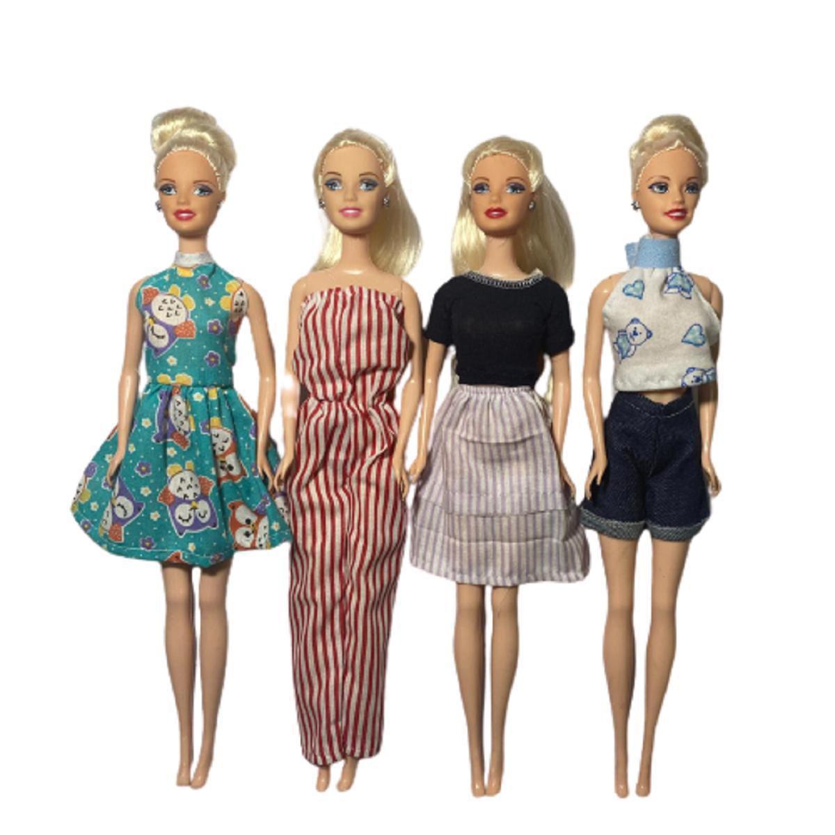 Kit 10 Roupinhas Roupas Para Boneca Barbie ou Frozen - Rose Atelie - Roupa  de Boneca - Magazine Luiza